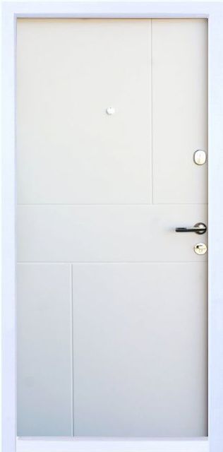 Вхідні двері Qdoors Стиль-М Біла рама 850 мм квартира