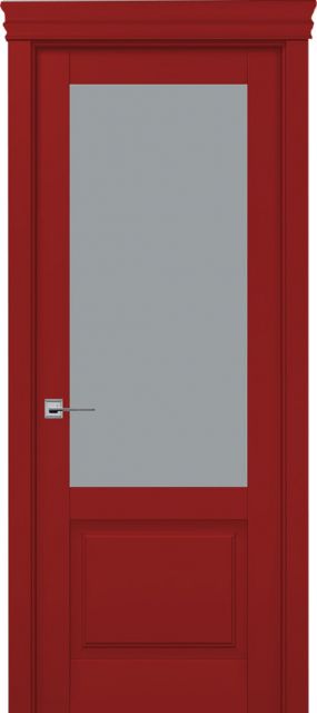 Межкомнатная дверь Ці Двері Premiera Due Vetro без обклада