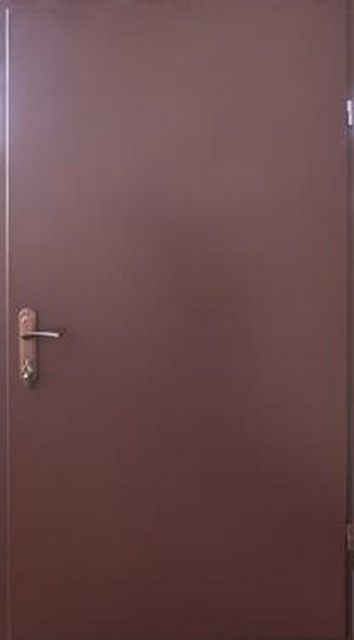 Входная дверь Форт-М Техническая коричневая шагрень 860 мм