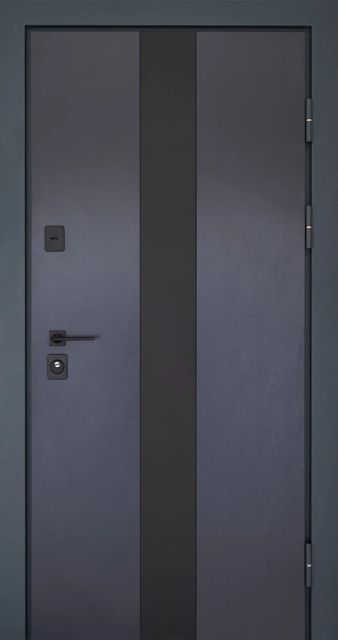 Входная дверь ABWEHR Модель LAMPRE (LP-3) Anthracite Глухая 960 мм