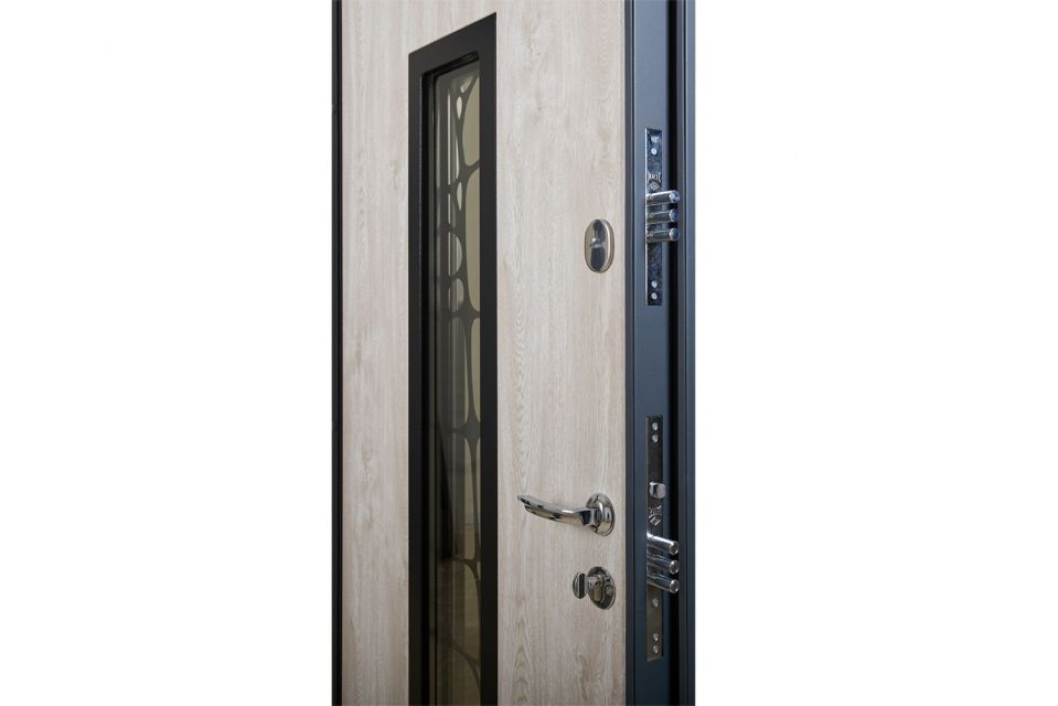 Вхідні двері ABWEHR Модель 408 Defender Glass 860 мм