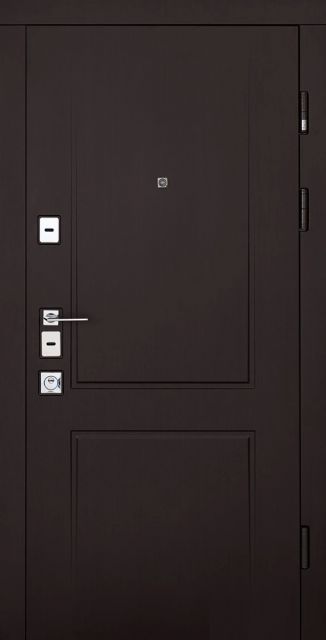 Входная дверь ABWEHR Модель 440 Priority Венге/Белая квартира 960 мм