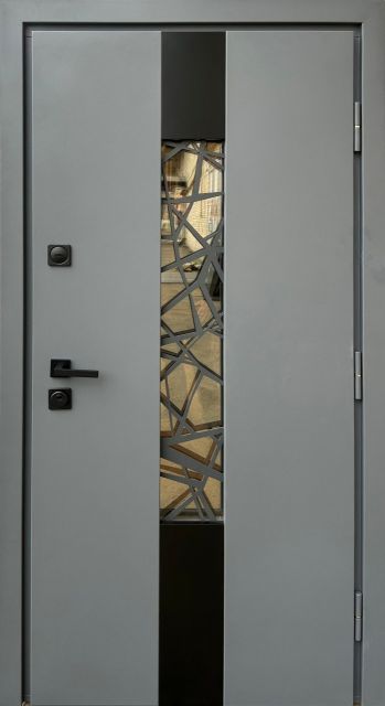 Вхідні двері Strong Плаза Метал-МДФ з терморозривом 960 мм вулиця