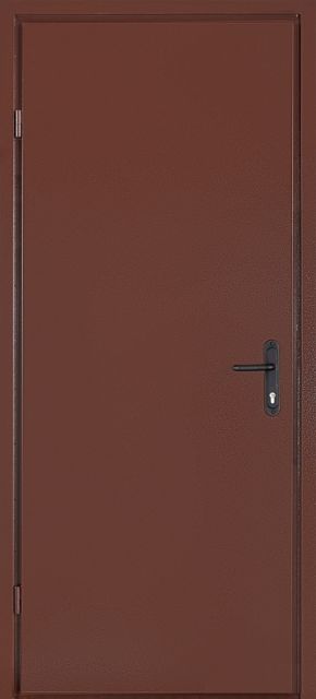 Вхідні двері ABWEHR Storage Технічні коричневі 860 мм