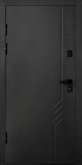 Вхідні двері БЦ Лорен метал/МДФ із дзеркалом 860 мм квартира/вулиця