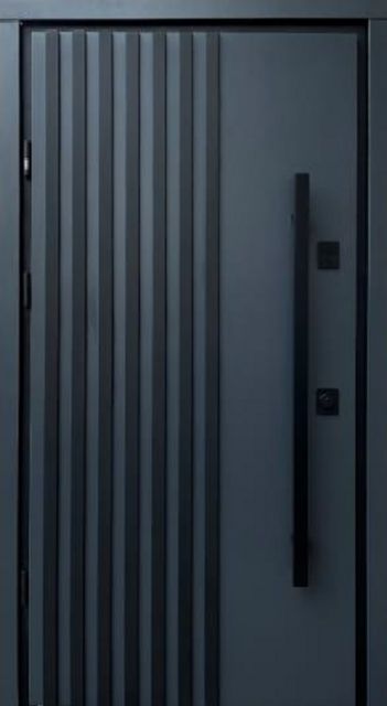 Вхідні двері Straj Berez LOFT Антрацит глухі 870 мм вулиця
