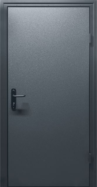 Входная дверь техническая CITY TECHNO 2 антрацит 960 мм