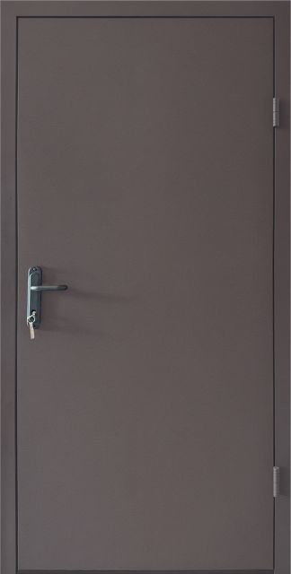 Входная дверь техническая CITY TECHNO 3 коричневая 960 мм