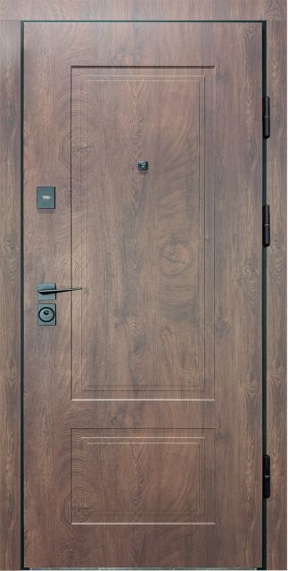 Вхідні двері в квартиру CITY MAX 4 — спил дерева коньячний, 860 мм