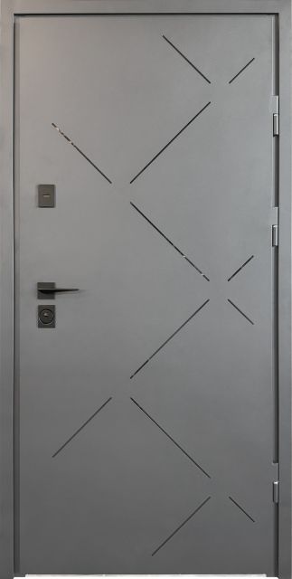 Вхідні двері в будинок CITY PRO 3 — антрацит, 860 мм