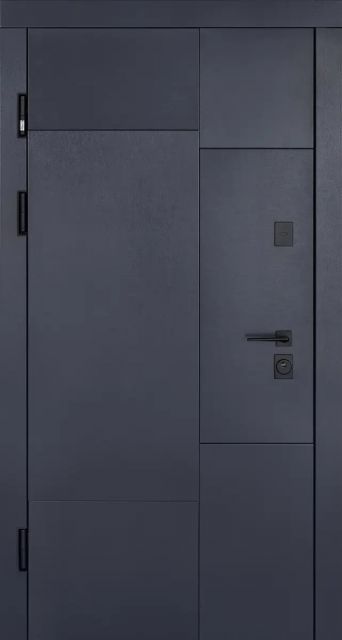 Входная дверь для улицы ABWEHR LP-12 Supreme Termix терморазрыв антрацит 960 мм