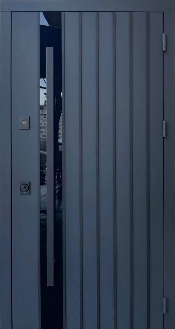 Вхідні двері Qdoors Стріт 3К АРТ ручка скоба 950 мм вулиця