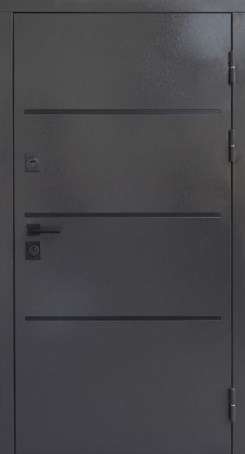 Вхідні двері для вулиці Форт-М Трек Premium Метал-МДФ коричневі 860 мм