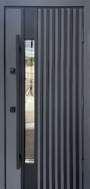 Вхідні двері для вулиці Strong Прайд ручка скоба з терморозривом 860 мм